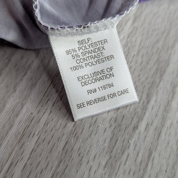 One World Live and Let Live Vibrant Paisley Dress  Purple & Pink Size Large NWT - Picture 7 of 16